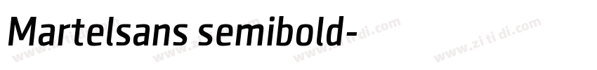 Martelsans semibold字体转换